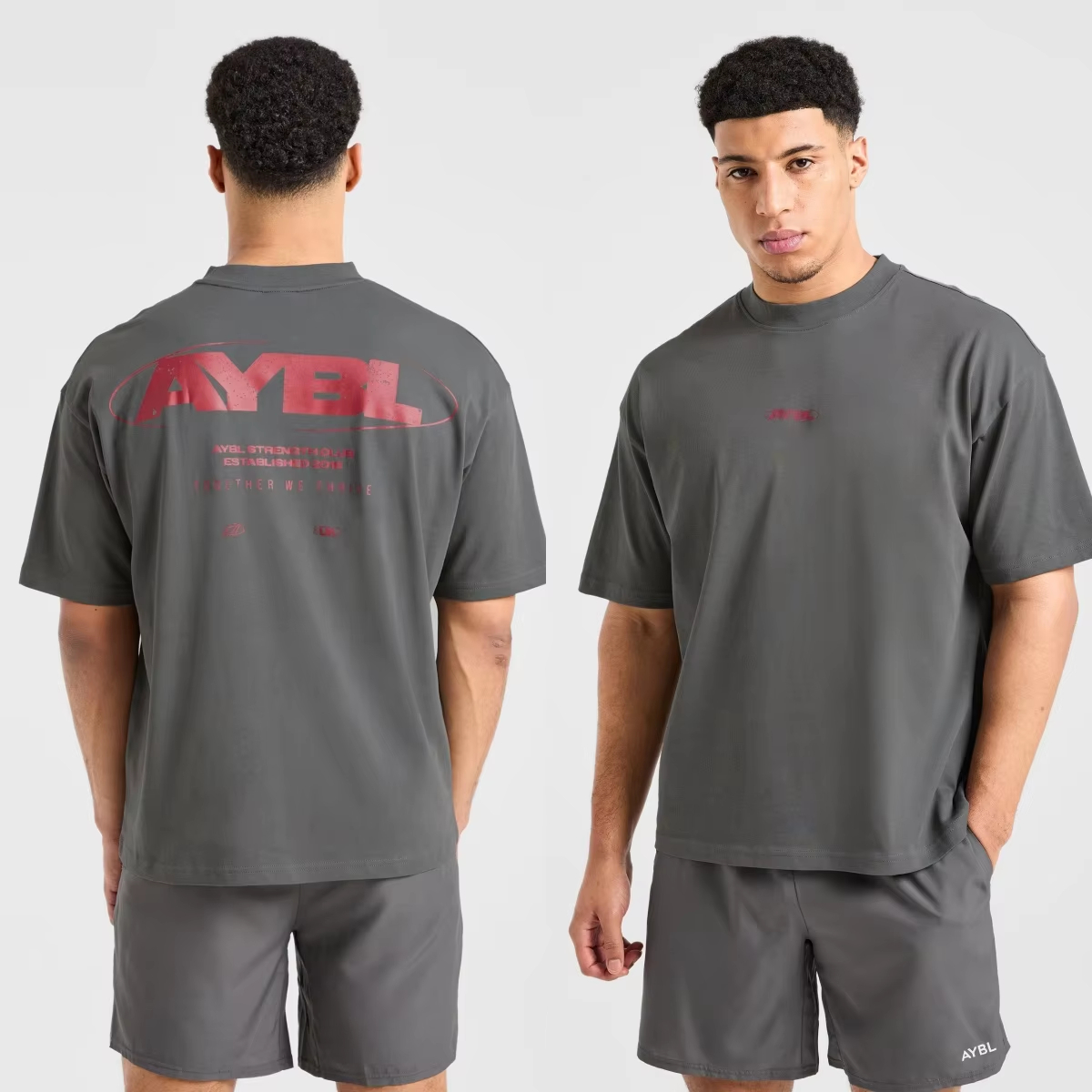 Streetwear Gym Brand - T-shirt con Logo Classico GYM, Marca