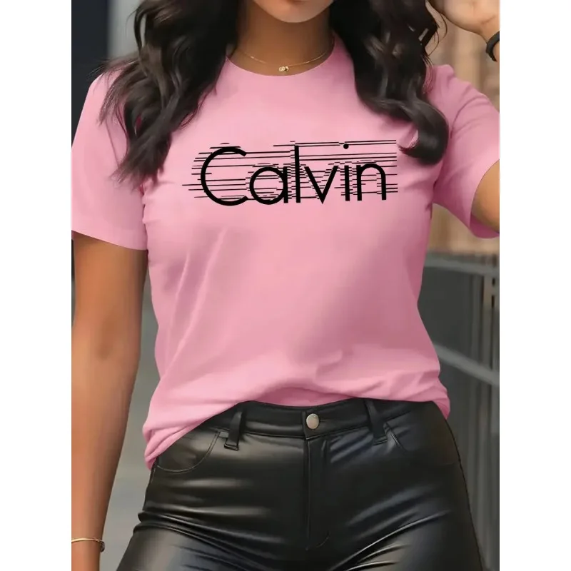 Streetwear Brand Tees - Calvin T-shirt da donna per il
